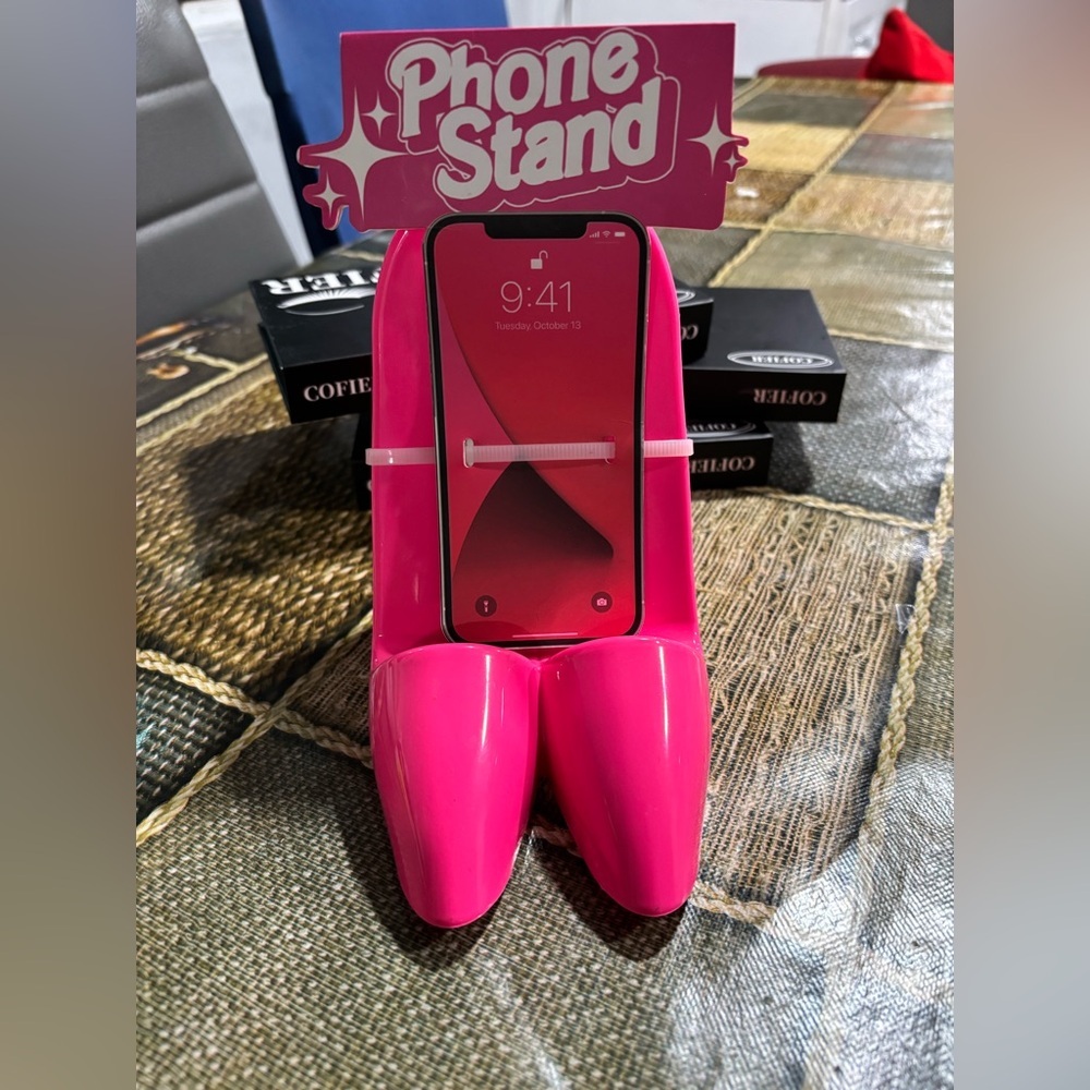 Pink Phone Stand Holder for Women Accessories